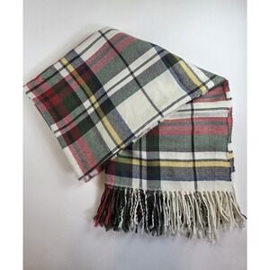 Pottery Barn Throw Blanket Tartan Denver Plaid 50"x60" Lightweight EUC